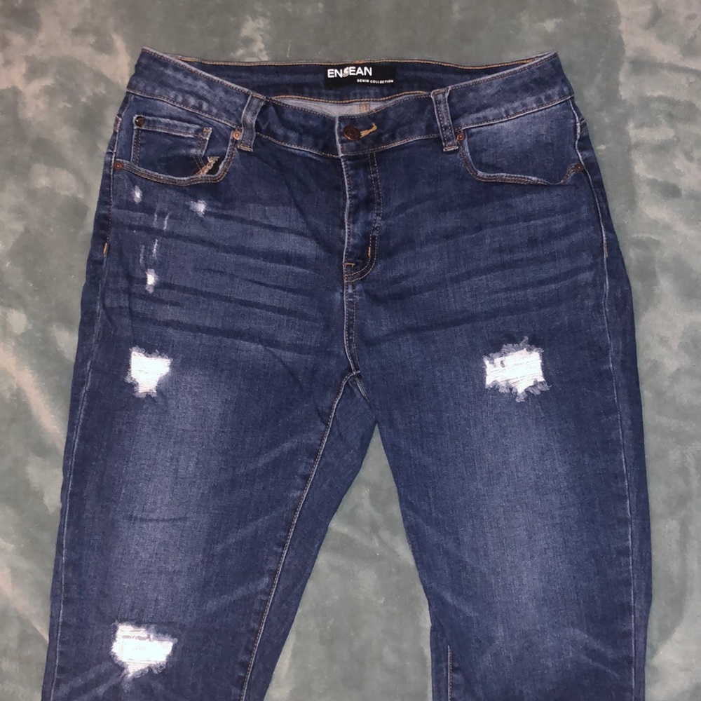 NWOT Destroyed jeggings size 1X